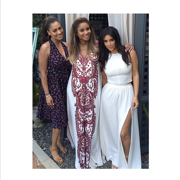 Ciara Stuns At Her Baby Shower With Kim Kardashian And Lala Vasquez Ciara Stuns At Her Baby Shower With Kim Kardashian And Lala Vasquez